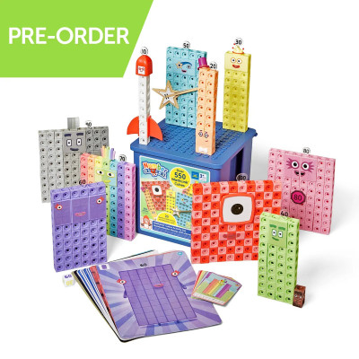 Numberblocks MathLink Heroes with Zeroes – 616dílná sada pro matematiku | Hračky KINT