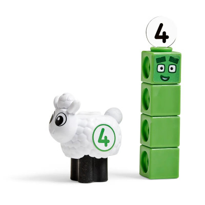 Numberblocks® Counting Sheep Farm – MathLink Cubes | Počítání 1–6