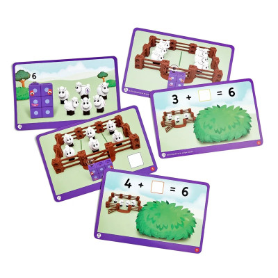 Numberblocks® Counting Sheep Farm – MathLink Cubes | Počítání 1–6