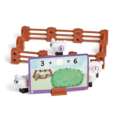 Numberblocks® Counting Sheep Farm – MathLink Cubes | Počítání 1–6