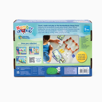 Numberblocks® Counting Sheep Farm – MathLink Cubes | Počítání 1–6