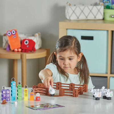 Numberblocks® Counting Sheep Farm – MathLink Cubes | Počítání 1–6