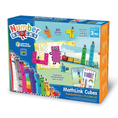 Numberblocks® – Kompletní sada počítání 1–30 | MathLink Cubes (3 sady)